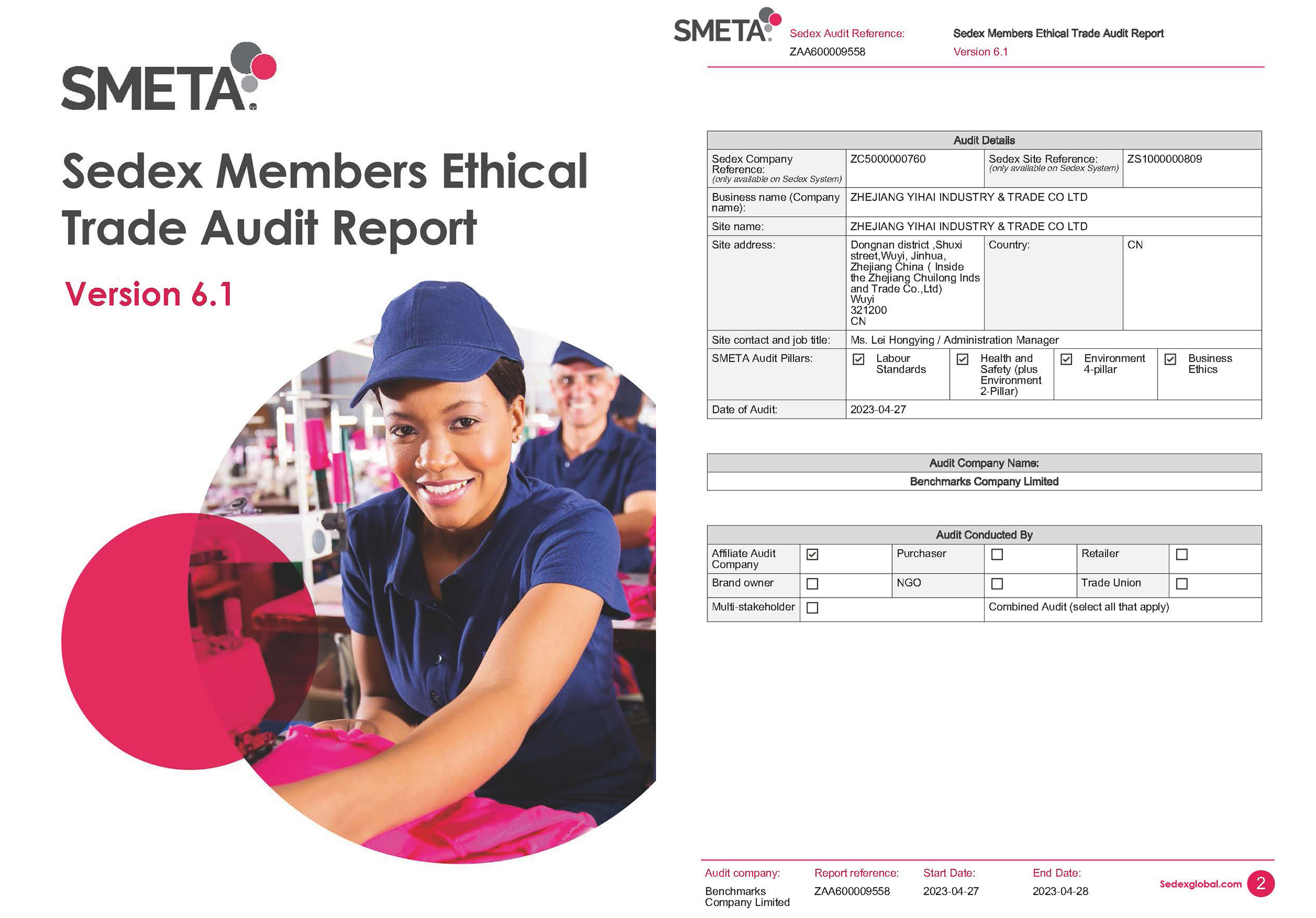 Von Sedex geprüfter Hersteller von Qualitätswasserflaschen