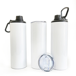 Edelstahl gerader weißer weißer Sublimations -Tumblerbecher aus rostfreiem Stahl