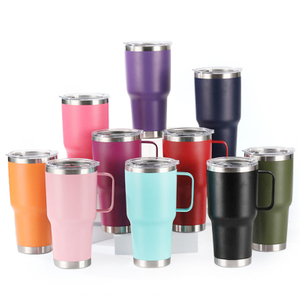 Vakuum isolierte große Becher mit pulverbeschichtetem Edelstahl aus Edelstahl 