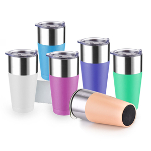 Doppelwandiger Edelstahlbecher Wintergeschenk 20oz