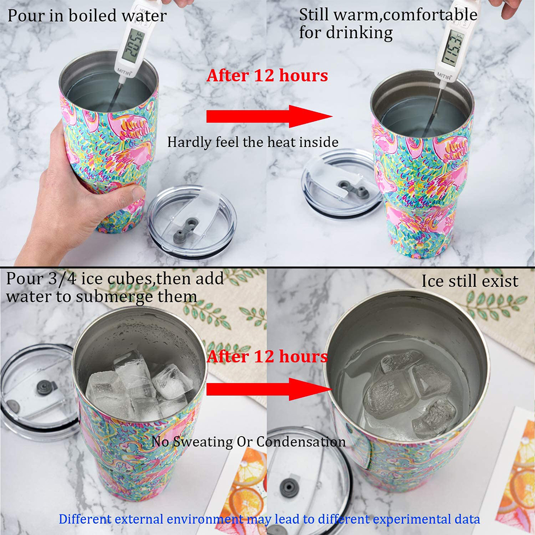 Klassische thermische isolierte Auto -Tumbler -Becher mit Deckelhersteller 