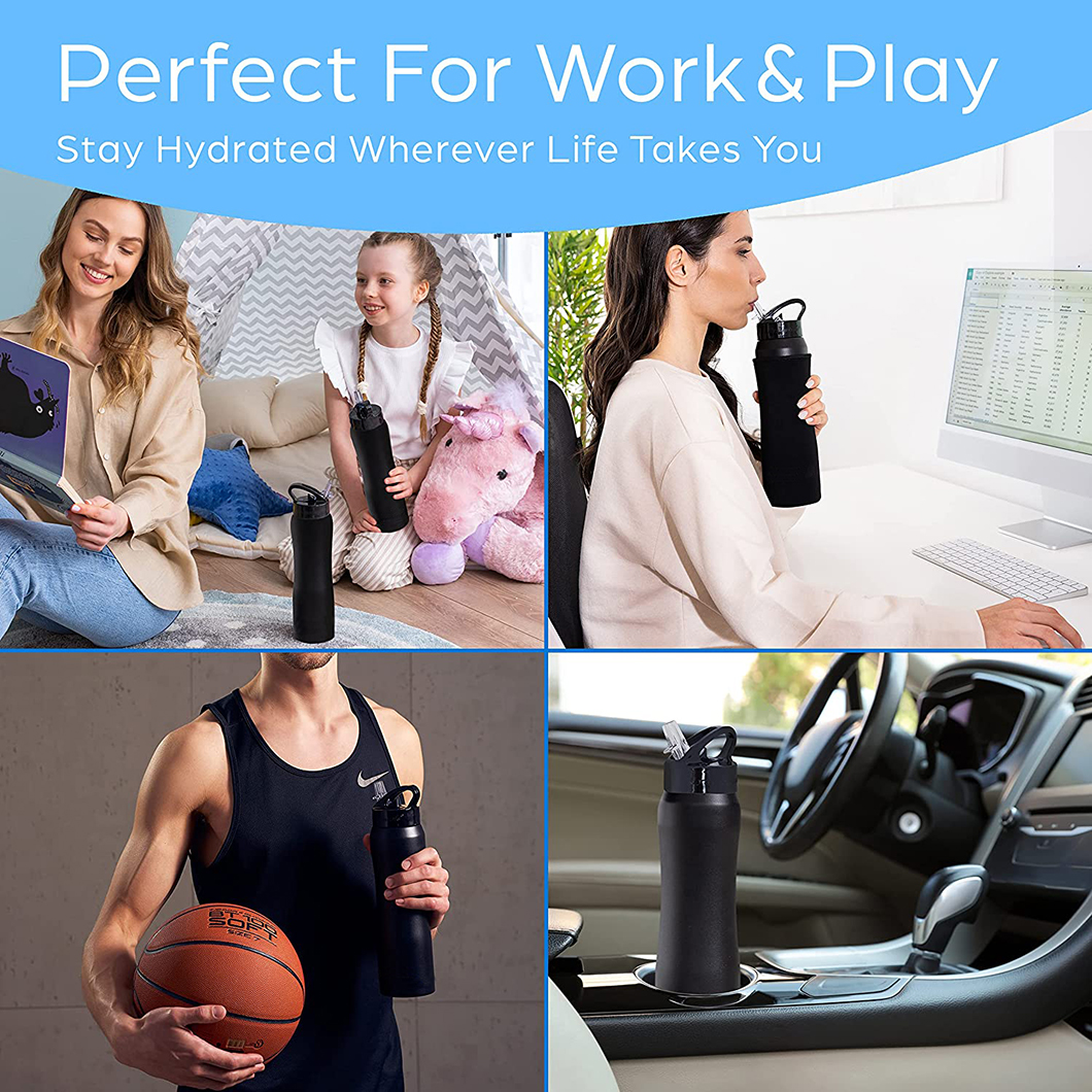 Bulk Kaltes Metall wiederverwendbar isoliertes Radsportwasserflasche