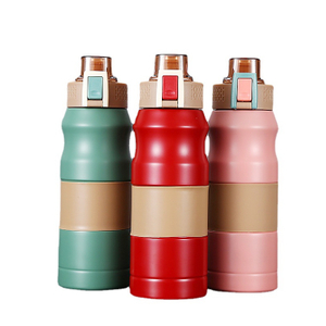 Beste Trinkhalmflasche ThermoFlask Reise-Sportwasserflasche