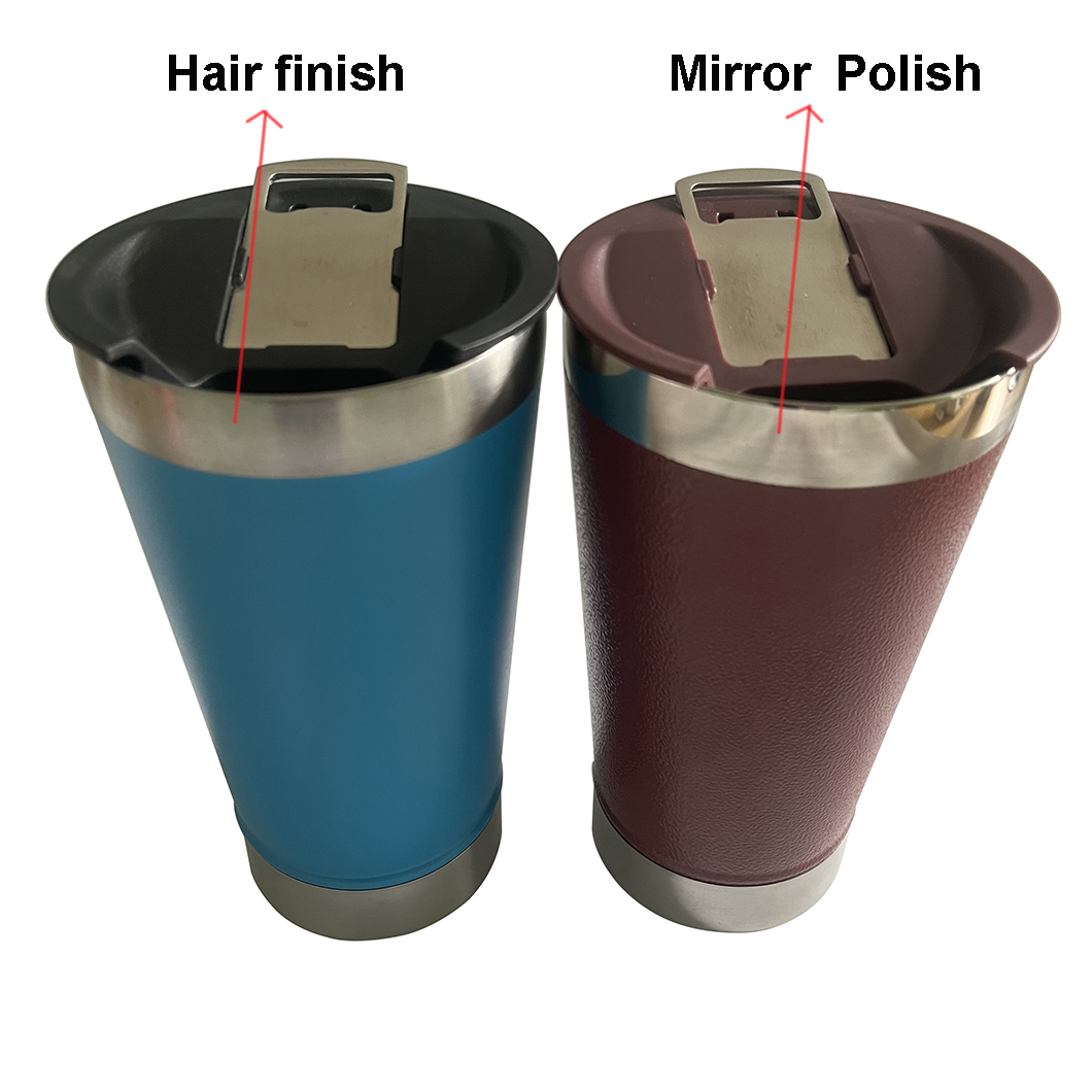 Wholesell Kalt wiederverwendbare Metallbierbecher mit Opener