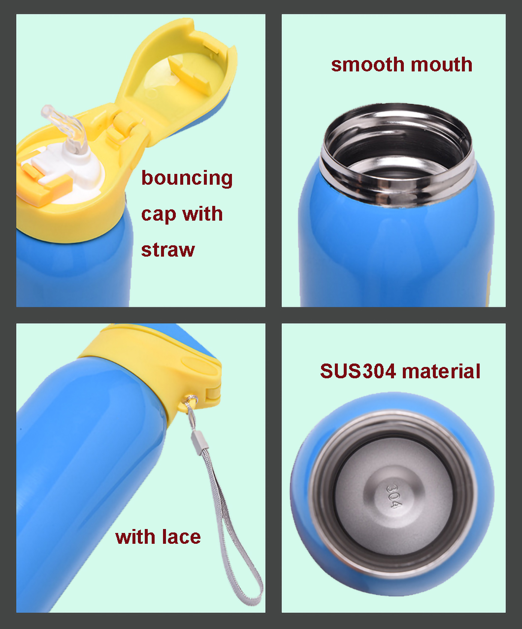 Isolierte Sportwasserflasche
