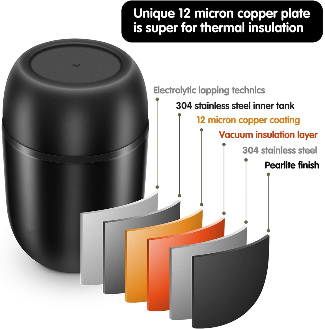 Vakuum -Isolum f&uuml;r Edelstahl -Kinderfuttergef&auml;&szlig;e aus rostfreiem Stahl 