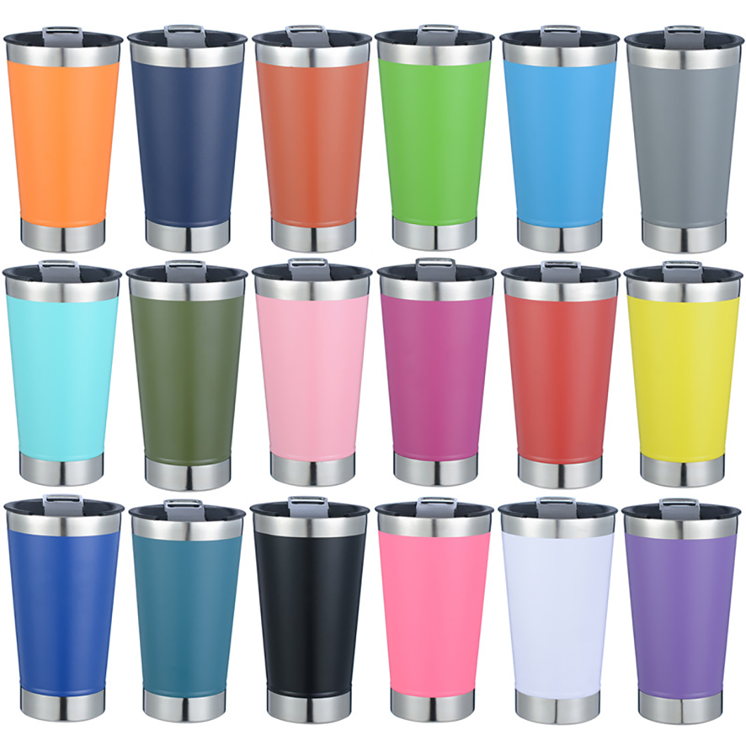 Wholesell Kalt wiederverwendbare Metallbierbecher mit Opener