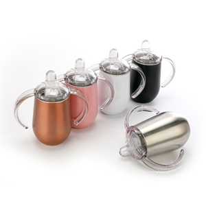 Wiederverwendbares thermisch isoliertes BPA -freier Stahlmilchbecher für Kinder