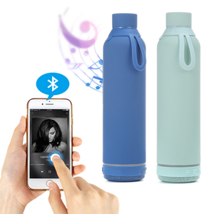 Kreative Werbe-Wasserflasche mit Bluetooth-Lautsprecher