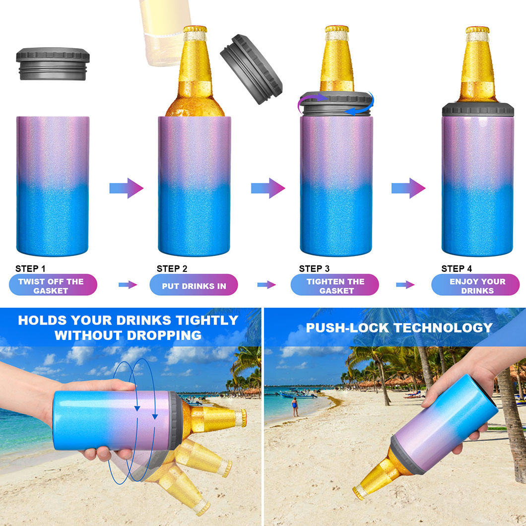 Edelstahlbier Dose k&uuml;hler 