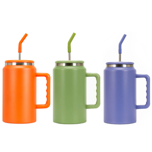 Isolierter Edelstahlbecher mit großem Fassungsvermögen