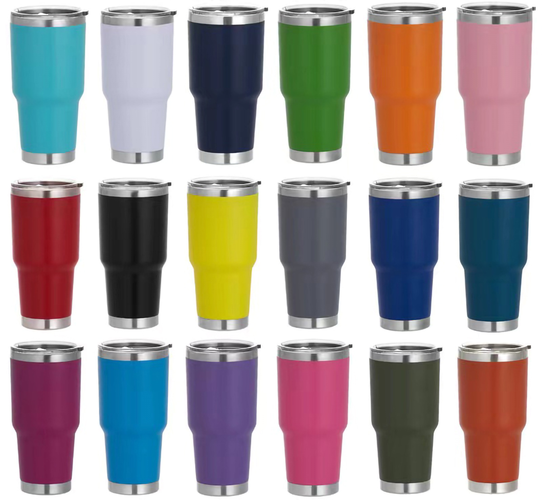 Klassische thermische isolierte Auto -Tumbler -Becher mit Deckelhersteller 