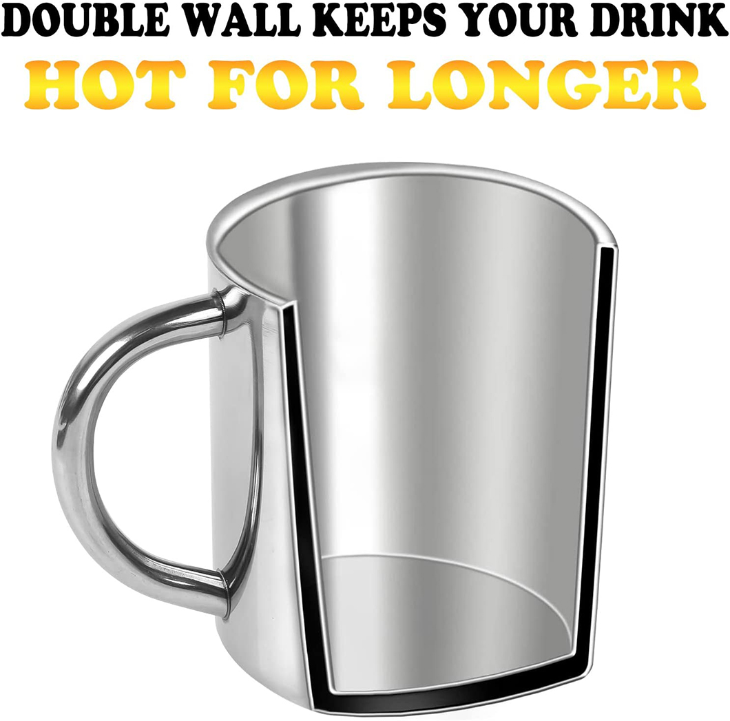 Wholesell G&uuml;nstiger Edelstahl -Kaffeetassen f&uuml;r die Aktion 