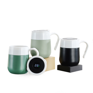 Großhandel Edelstahl -Thermosemenbecher mit Thermometer auf Deckel 