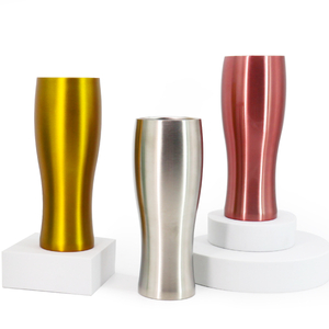 Doppelt isolierter Pint-Bierbecher aus Edelstahl 