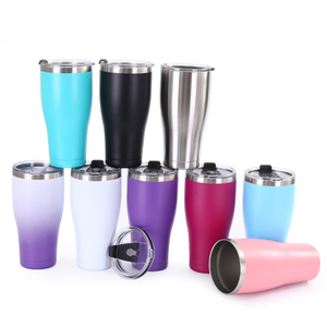 Isolierte Edelstahlbecher für Kaffee mit Deckel