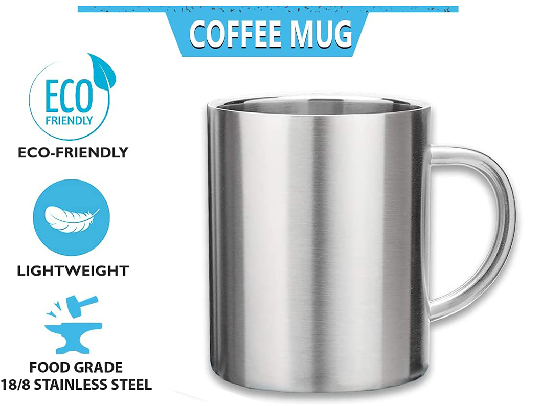 Wholesell G&uuml;nstiger Edelstahl -Kaffeetassen f&uuml;r die Aktion 