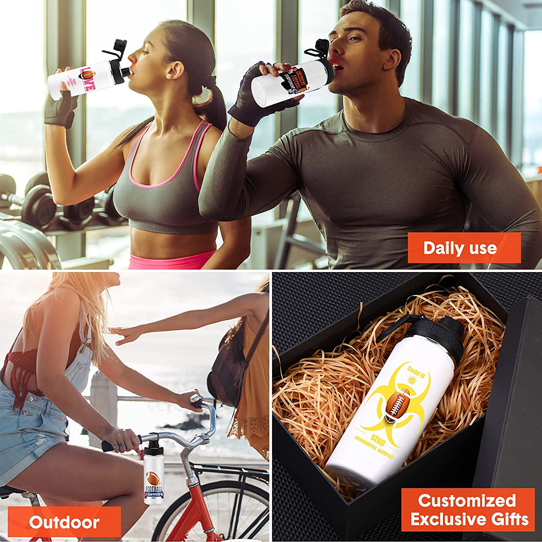 DIY Customized Gift Sublimation Metall Isolierte Wasserflasche 