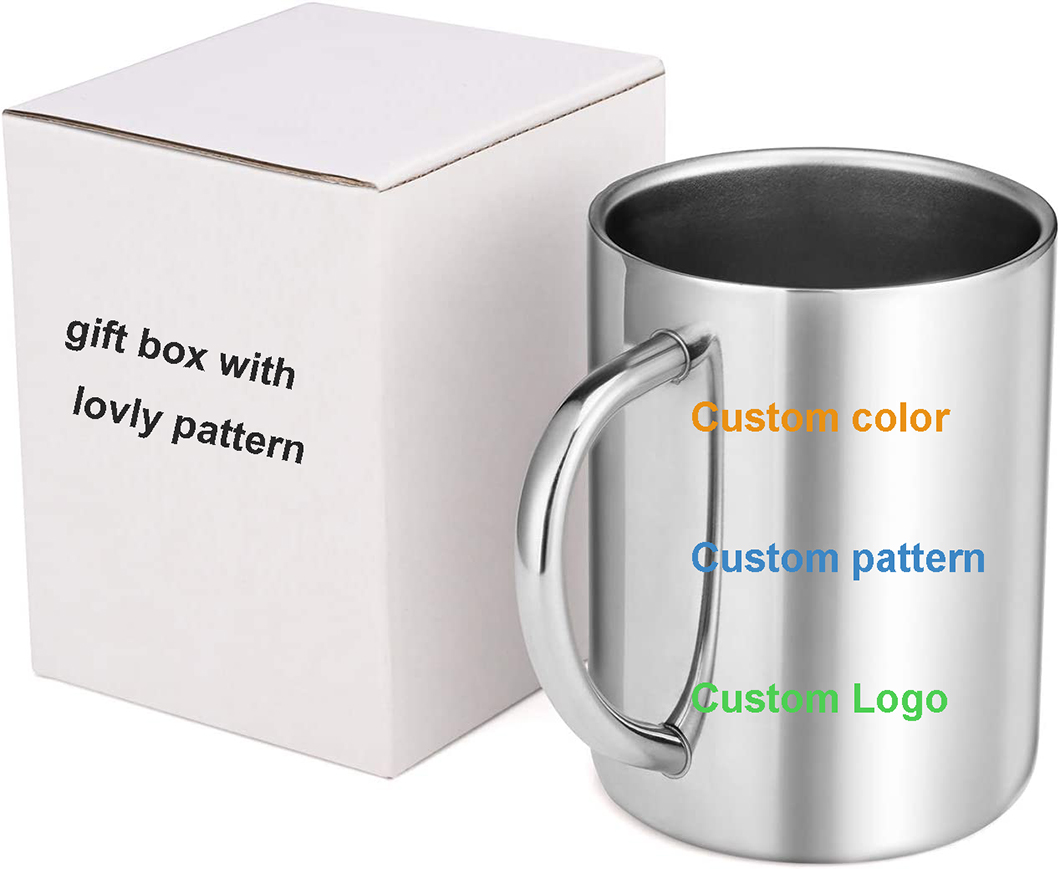 Wholesell G&uuml;nstiger Edelstahl -Kaffeetassen f&uuml;r die Aktion 