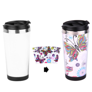 DIY-Papiereinsatz, Fotodruck, Kunststoff-Kaffeetasse