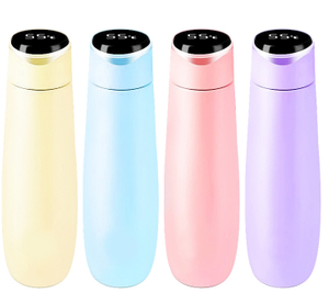 Smart Temperatur mit thermischer Wasserflasche aus rostfreiem Stahl